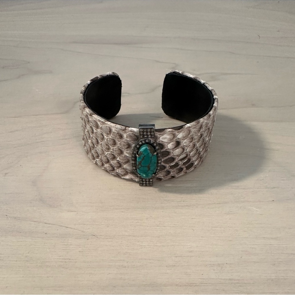Silver and Turquoise Bracelet